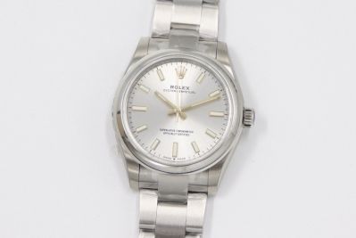 EW Factory The Best Replica Rolex Oyster Perpetual 31 Stainless Steel Strap White Dial Swiss Watch